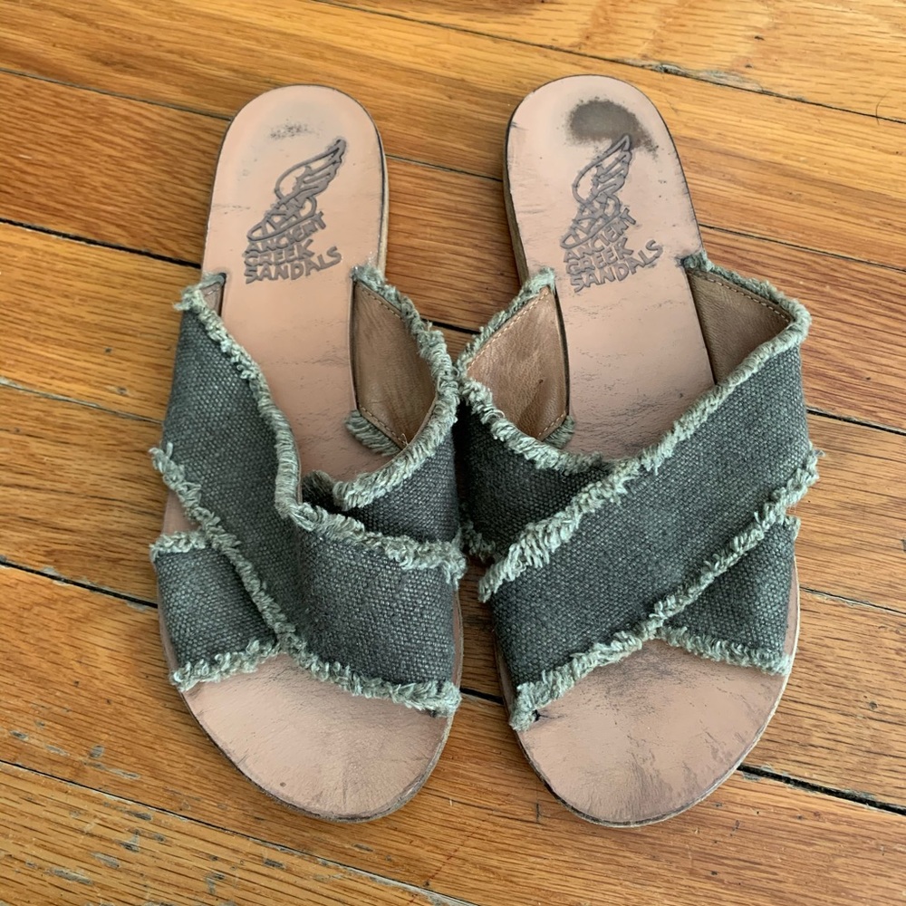 Ancient Greek sandals slip ons